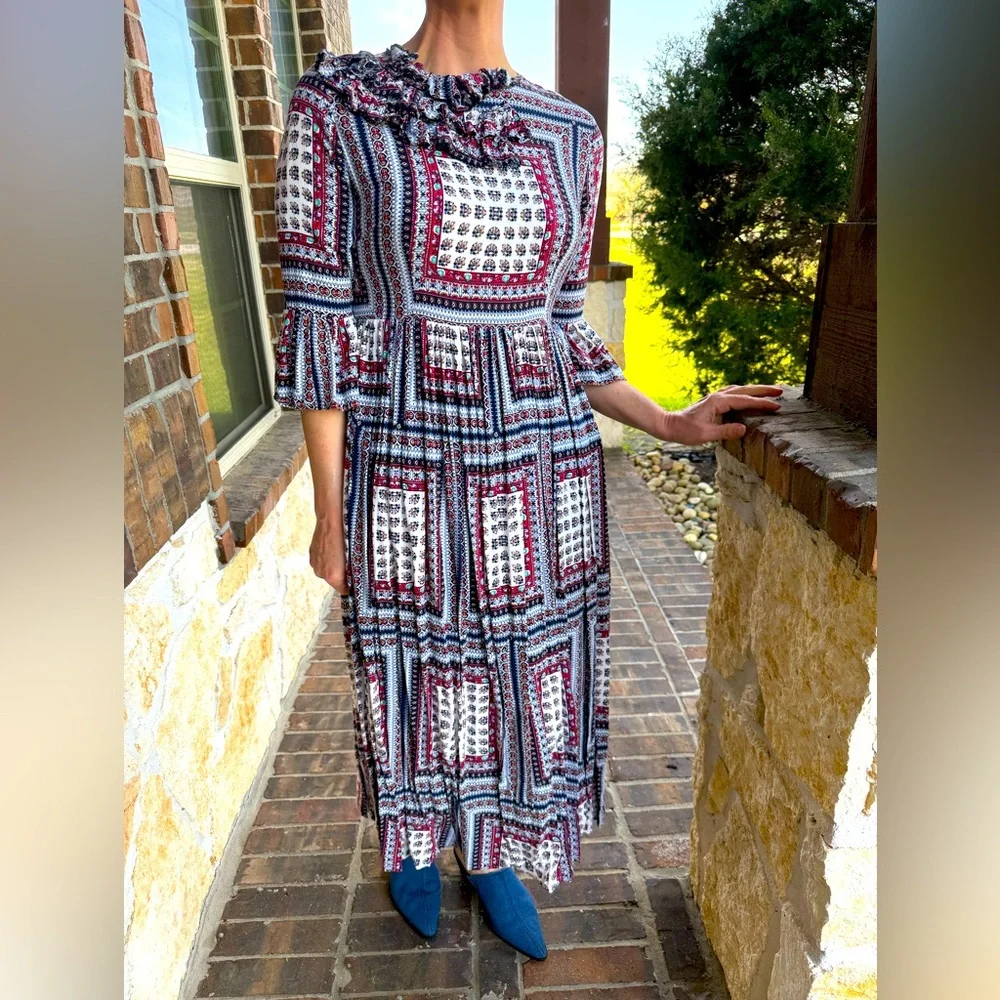 Adorable Dainty Jewell’s Midi Dress, L, EUC - Picture 1 of 5